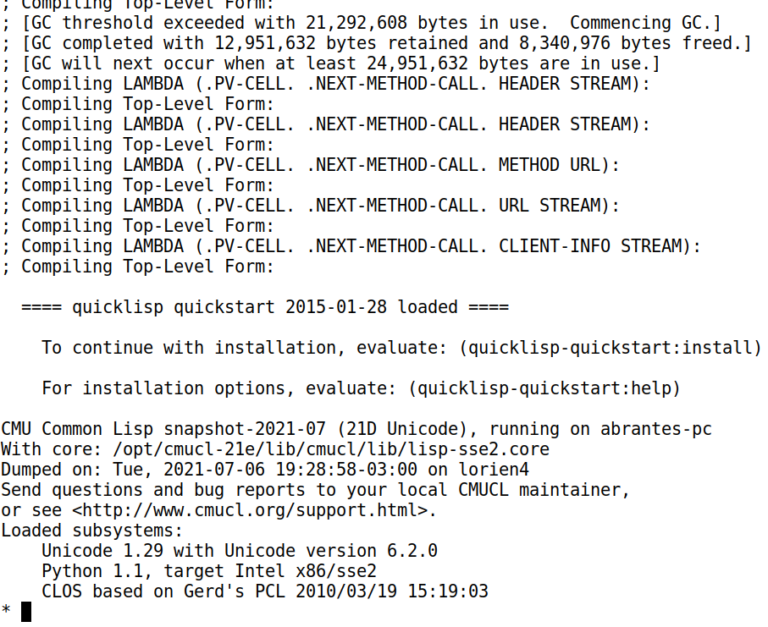Ambiente de Desenvolvimento para Common Lisp: Emacs + SBCL + CMUCL ...