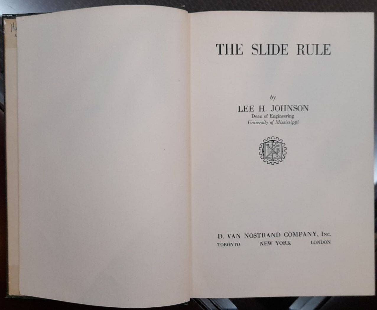 The Slide Rule: título